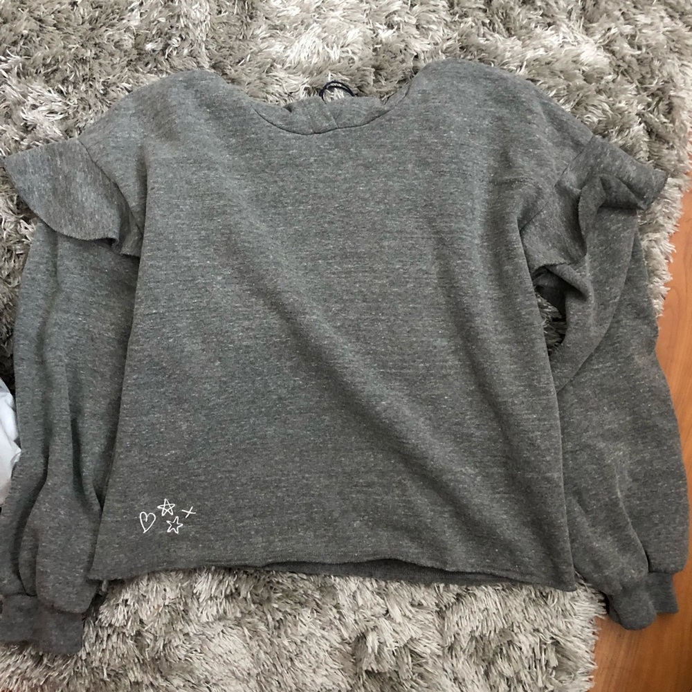Soul Cycle Ruffle Hoodie